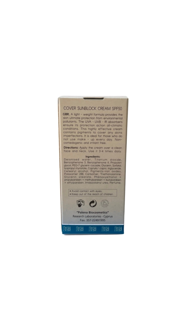 COVER SUN BLOCK CREAM  SPF-50 (CC krema) - Slika 4